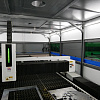 FL-L2040FH-1000-IPG Станок лазерной резки с ЧПУ для листового металла с кабинетной защитой