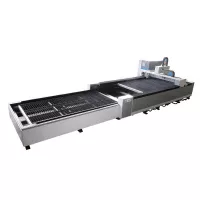 FL-L1530FE-1000-Raycus Бюджетный лазерный станок для резки листового металла со сменным столом